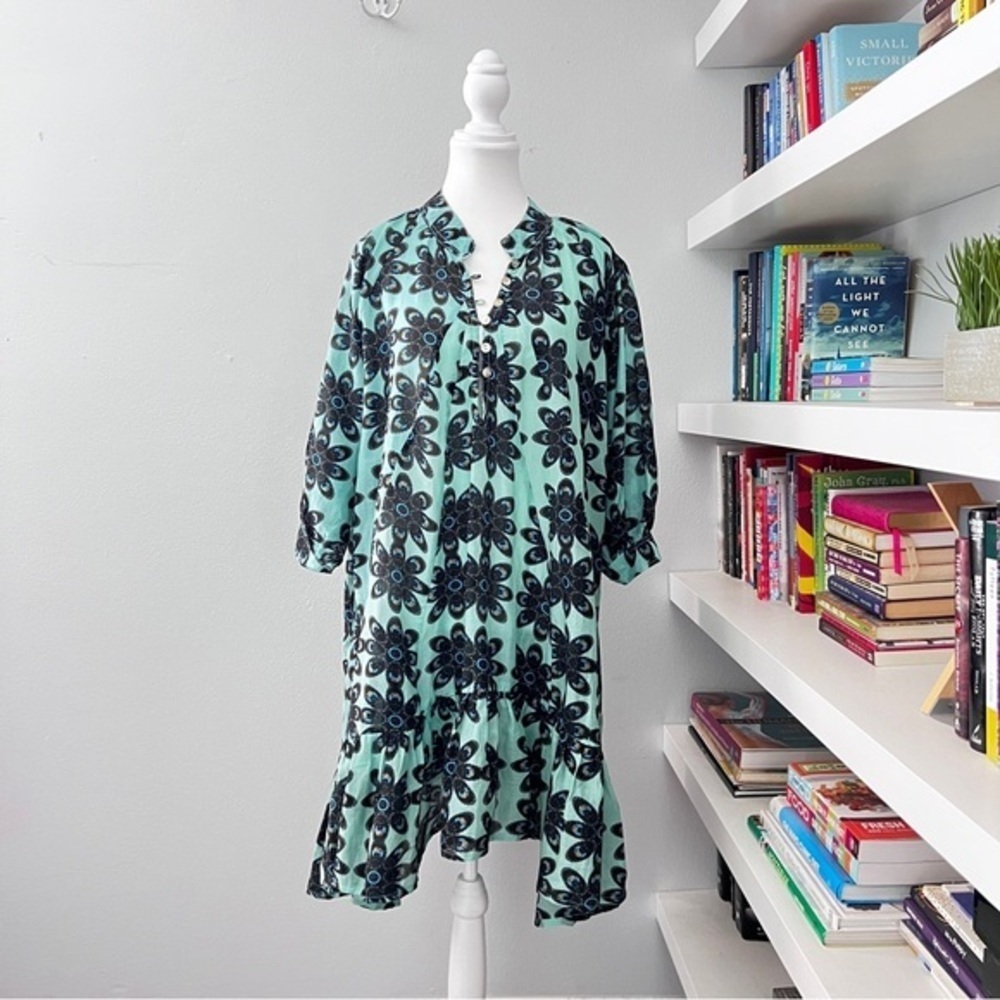 Myrah Peñaloza Silk Floral Print One Size dress